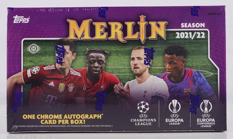2021/22 Topps UEFA Champions League Merlin Chrome Soccer Hobby