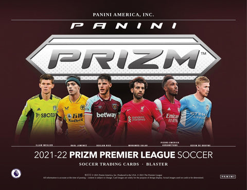 2021/22 Panini Prizm Premier League EPL Soccer 6-Pack Blaster