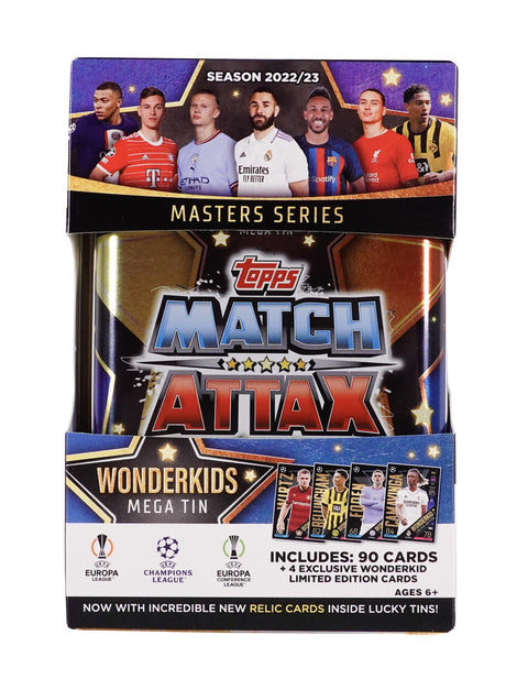 2022/23 Topps UEFA Champions League Match Attax Soccer Mega 6-Tin