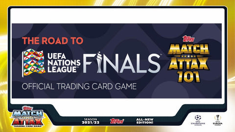 2022/23 Topps The Road to UEFA Nations League Finals Match Attax Soccer Mini Tin