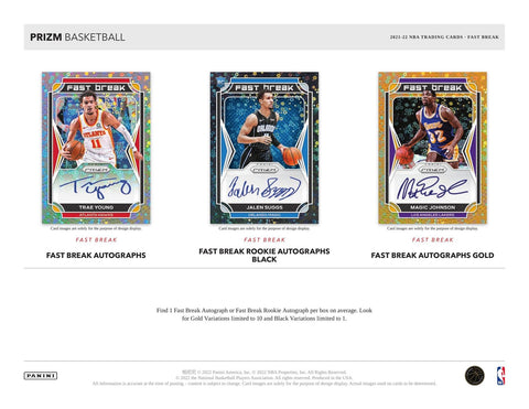 2021/22 Panini Prizm Basketball Fast Break