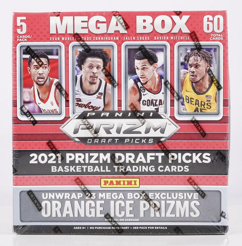 2021/22 Panini Prizm Draft Picks Basketball Mega (Orange Ice Prizms!)