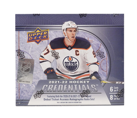 2021/22 Upper Deck Credentials Hockey Hobby