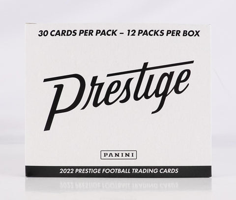2022 Panini Prestige Football Jumbo Value 12-Pack (Starburst Parallels!)