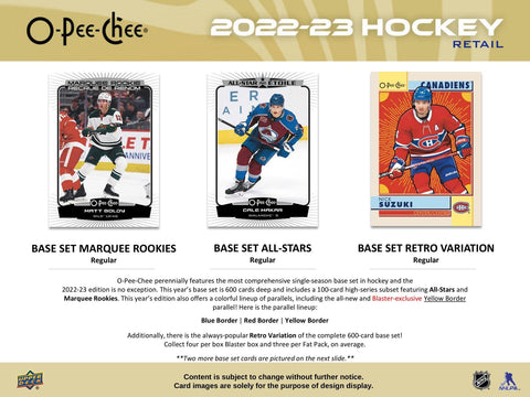 2022/23 Upper Deck O-Pee-Chee Hockey 9-Pack Blaster