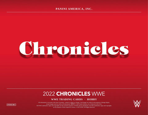 2022 Panini Chronicles WWE Wrestling Hobby