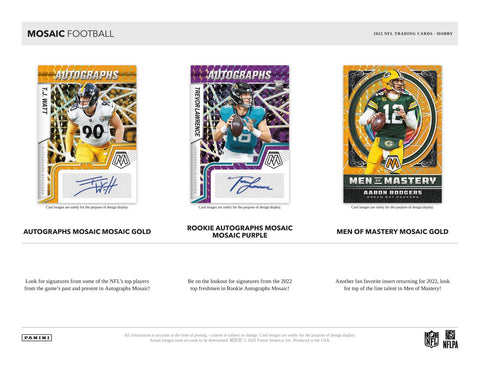 2022 Panini Mosaic Football Hobby