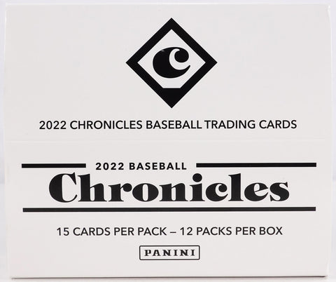 2022 Panini Chronicles Baseball Jumbo Value 12-Pack