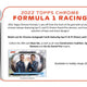 2022 Topps Chrome F1 Formula 1 Hobby