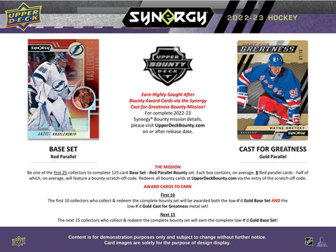 2022/23 Upper Deck Synergy Hockey Hobby