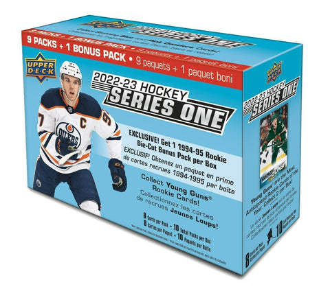 2022/23 Upper Deck Series 1 Hockey 10-Pack Mega (1994/95 Rookie Die-Cut Bonus Pack!)