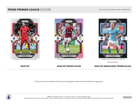 2022/23 Panini Prizm Premier League EPL Soccer Breakaway