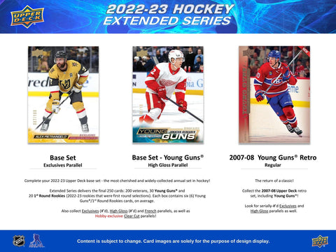 2022/23 Upper Deck Extended Series Hockey Hobby