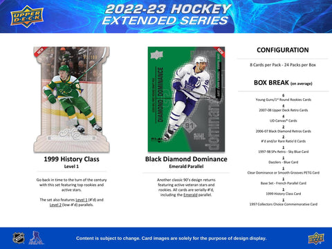 2022/23 Upper Deck Extended Series Hockey Hobby