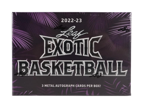 2022/23 Leaf Exotic Basketball Hobby