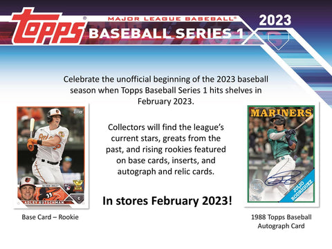 2023 Topps Series 1 Baseball Hanger