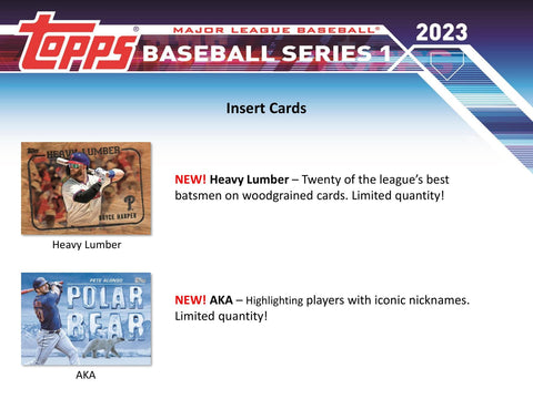 2023 Topps Series 1 Baseball Retail 24-Pack