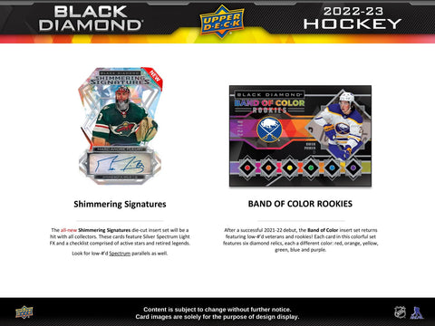 2022/23 Upper Deck Black Diamond Hockey Hobby