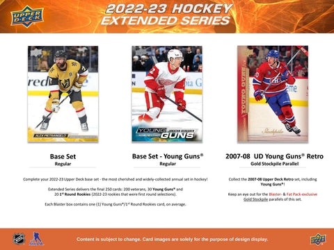 2022/23 Upper Deck Extended Series Hockey 7-Pack Blaster