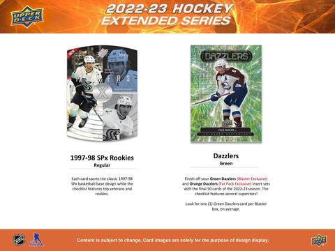 2022/23 Upper Deck Extended Series Hockey 7-Pack Blaster