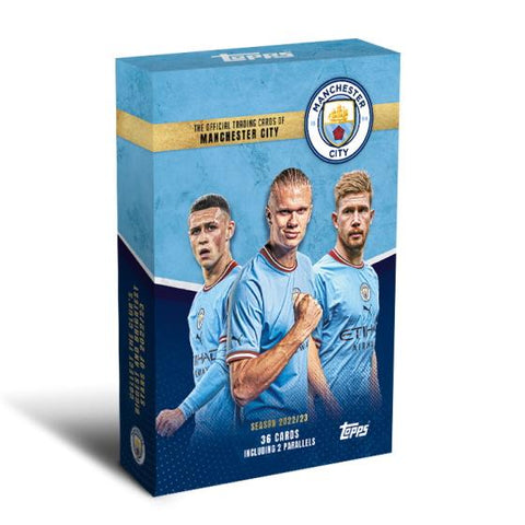 2022/23 Topps Manchester City Official Team Set Soccer Box