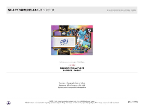 2022/23 Panini Select Premier League EPL Soccer Hobby