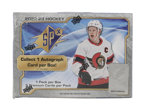 2022/23 Upper Deck SPx Hockey Hobby