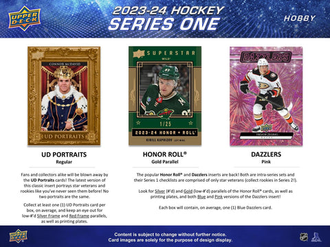 2023/24 Upper Deck Series 1 Hockey Hobby