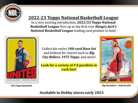 2022/23 Topps NBL Basketball Hobby