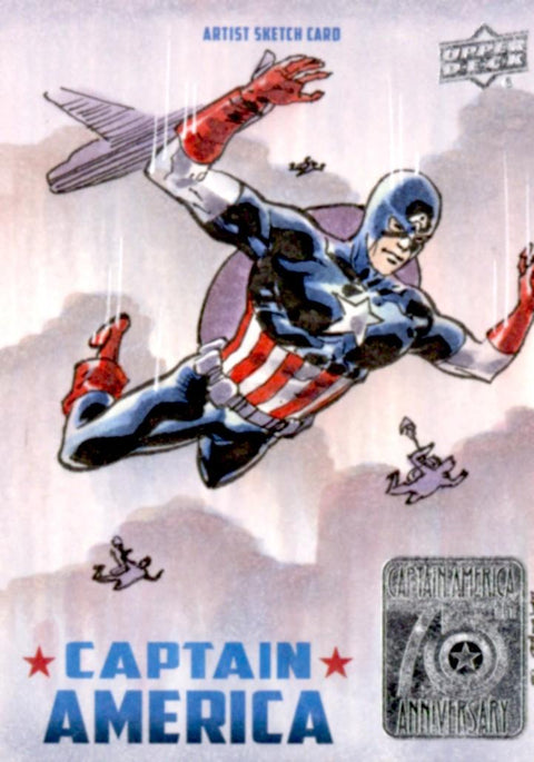 2023 Hit Parade Marvel Sketch Card Premium Edition Series 2 Hobby - Captain America