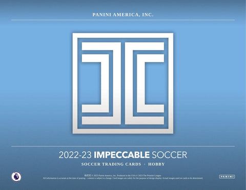 2022/23 Panini Impeccable Premier League EPL Soccer 1st Off The Line FOTL Hobby