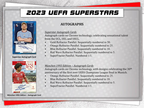 2022/23 Topps UEFA Superstars Soccer 9-Pack Blaster