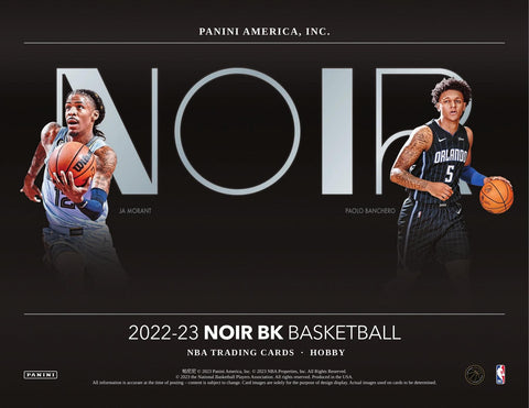 2022/23 Panini Noir Basketball Hobby