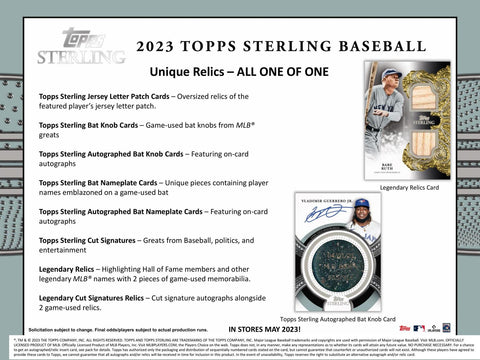 2023 Topps Sterling Baseball Hobby