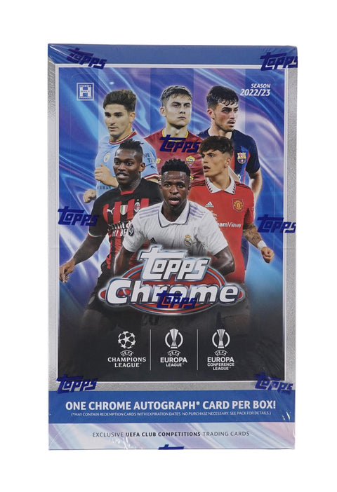 2022/23 Topps Chrome UEFA Club Competitions Soccer Hobby