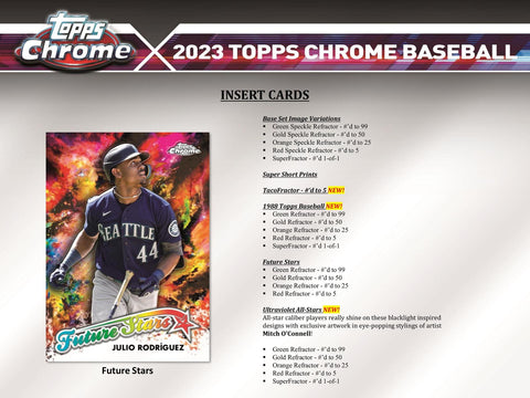 2023 Topps Chrome Baseball 8-Pack Blaster