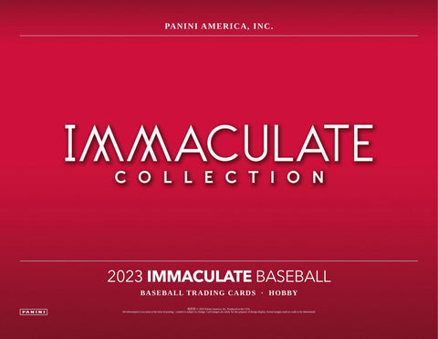 2023 Panini Immaculate Baseball 1st Off The Line FOTL Hobby