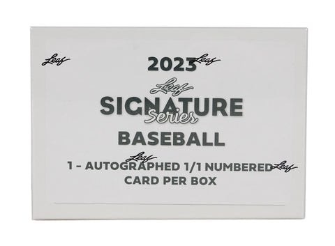 2023 Leaf Signature Series Baseball Hobby