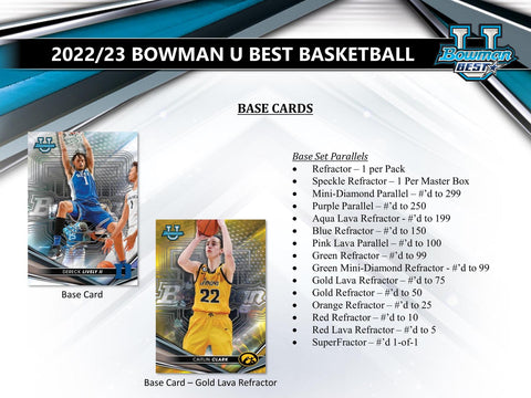2022/23 Bowman University's Best Basketball Hobby