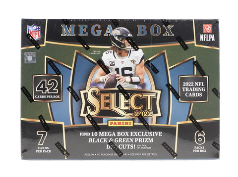 2022 Panini Select Football Mega (Black & Green Die-Cuts!)