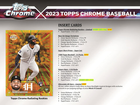 2023 Topps Chrome Baseball Hobby