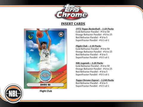 2022/23 Topps Chrome NBL Basketball Hobby