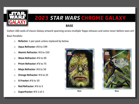 Star Wars Chrome Galaxy Hobby (Topps 2023)