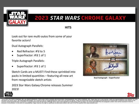 Star Wars Chrome Galaxy Hobby (Topps 2023)