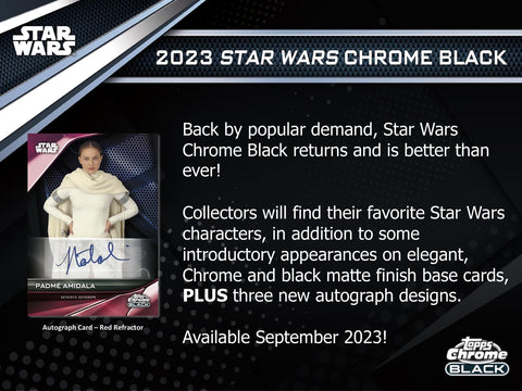 Star Wars Chrome Black Hobby (Topps 2023)