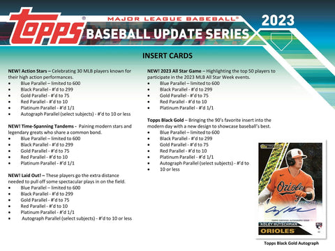 2023 Topps Update Series Baseball Hanger