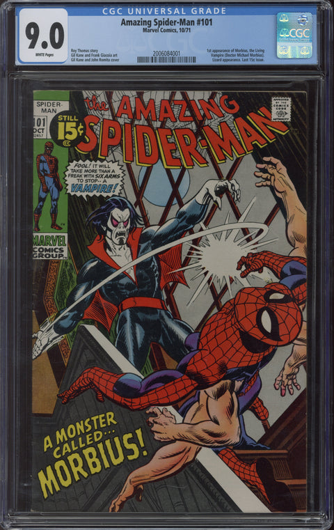 Amazing Spider-Man #101 CGC 9.0 (W) *2006084001*