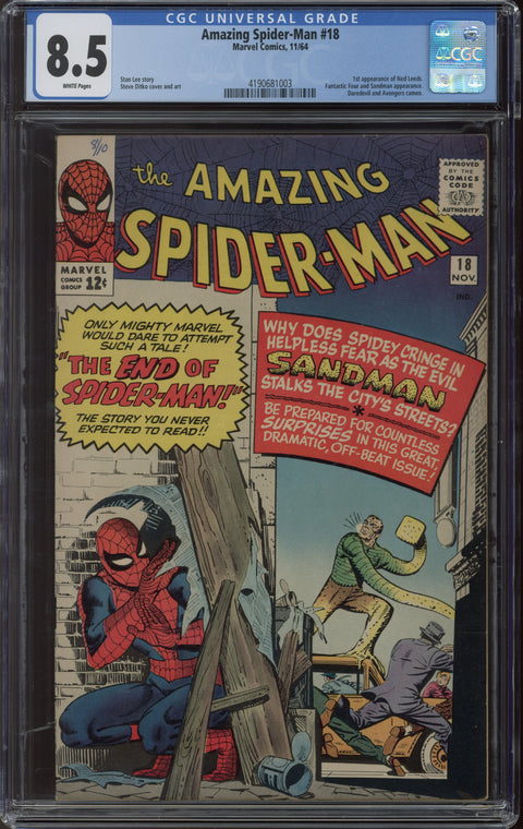 Amazing Spider-Man #18 CGC 8.5 (W) *4190681003*