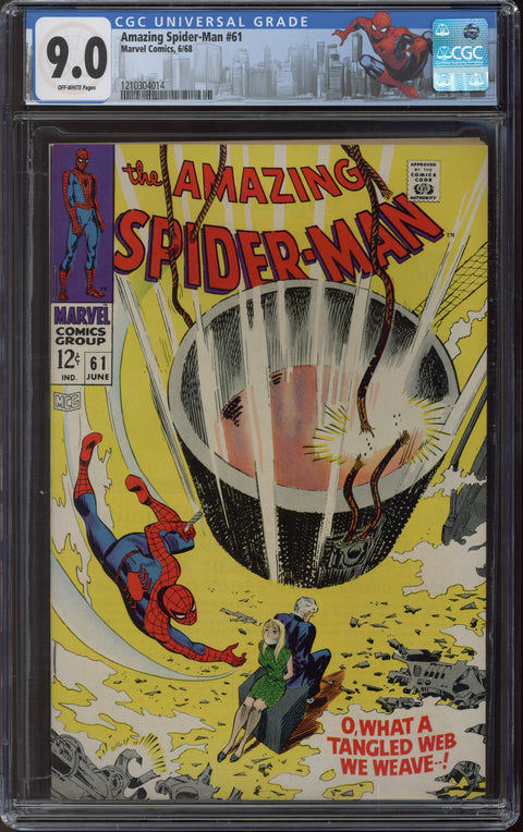 Amazing Spider-Man #61 CGC 9.0 (OW) *1210304014*
