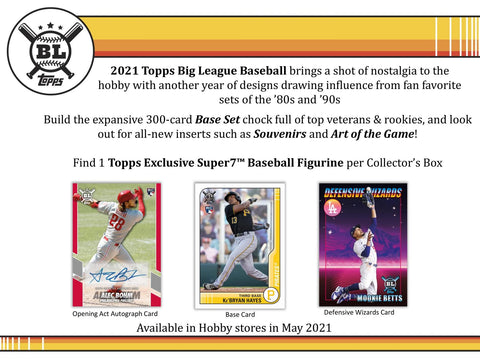 2021 Topps Big League Baseball Collector Hobby